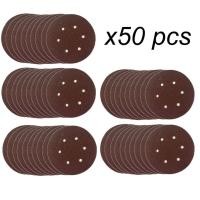 ราคา DEF กระดาษทรายกลม x50แผ่น 6นิ้ว เบอร์ 60 หลังสักหลาด สีแดง (20576660558)