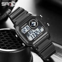 ราคา SANDA ชายนาฬิกากีฬานาฬิกาทหารกันน้ำ Shock นาฬิกาแสดงตัวเลข Man นาฬิกาโมเดิร์นดิจิตอลผู้หญิงสีชมพูหรูหรานาฬิกาแฟชั่น (8187947695)