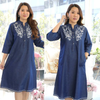 ราคา ชุดเดรสยีนส์ dress jeans ชุดยีนส์ มินิเดรสยีนส์ เดรสยีนส์ แซกยีนส์ เสื้อคลุมยีนส์ เสื้อยีนส์ (18021627629)