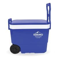 ราคา แถมหลอด Eskimo กระติกน้ำแข็งล้อลาก 15l กระติกน้ำแข็งแคมป์ปิ้ง กระติกน้ำล้อลาก 15 ลิตร แบบมีล้อ ถังน้ำแข็งแคมป์ปิ้ง พลาสติก Food Grade KC1500 (18491346457)