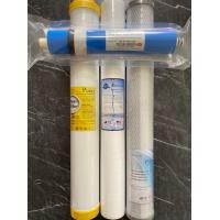 ราคา ไส้กรองน้ำ RO 4 ขั้นตอน Set 3 ขนาด 20 นิ้ว PPเรซิ่นCTOเมมเบรน 150GPD สำหรับเครื่องกรองน้ำ RO (8027038035)