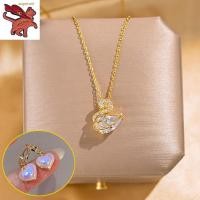 ราคา ทองคำแท้ 96 5 สร้อยทอง18kแท้ ประกายเพชรหงส์สร้อยคอผู้หญิงหรูหราออกแบบจี้กระดูกไหปลาร้าโซ่ ของขวัญวันเกิด (21520515430)