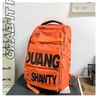 ราคา Vicky กระเป๋าเป้สะพายหลังใบใหญ่ รุ่น N43L ทรงสี่เหลี่ยมผืนผ้า เนื้อผ้าใบ ใส่ของไปเที่ยว เดินทาง 6สี ดำ ขาว ม่วง ส้ม เขียวนีออน เขียวทะเล (20756321940)
