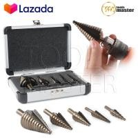 ราคา InnTech ดอกสว่านทรงเจดีย์ ดอกเจาะคว้านรู HSS ชุบไทเทเนียม Step Drill Bits ดอกสเต็ป ดอกสว่าน เจาะ เหล็ก ไม้ พลาสติก อลูมิเนียม ดอกสว่านเจดีย์ (21615621254)