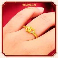 ราคา แหวนทองแท้ 1 กรัม ลายปอกมีดเกลี้ยง ทองแท้ 96 5 ขายได้ทอง แท้ หลุด จำนำ (21484368822)