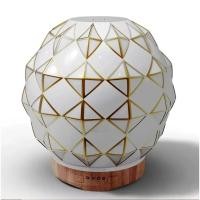 ราคา NEW AROMA DIFFUSER เครื่องเพิ่มความชื้นแบบแก้ว เซรามิค สวยงามมาก พ่นไอน้ำอโรม่า ความจุ 250ml มีไฟ 7 สี LED (21602985405)