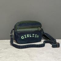 ราคา AEIOU No 247 กระเป๋ายีนส์ Girlish ทรงสะพายข้าง รุ่น Stripe Logo ลิขสิทธิ์แท้ (21590522496)
