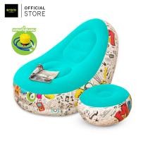 ราคา โซฟาเป่าลม พร้อมที่วางเท้า โซฟาลม เก้าอี้เป่าลม แถมฟรี ที่สูบลม โซฟากึ่งนอน แบบพกพา (18216628550)