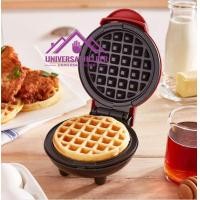 ราคา มินิวาฟเฟิล เครื่องทำวาฟเฟิล DIY เค้ก อาหารเช้า รุ่น WAFFLE ปลั๊กไทย สีแดง (2188336441)