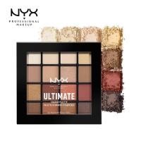 ราคา NYX professional makeup 16 color eyeshadow เครื่องสำอาง NYX พาเลทอายแชโดว์ 16 สี สีฟักทอง สีเอิร์ ธ อายแชโดว์ไฮกลอส (21614750694)
