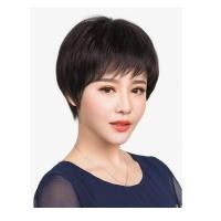 ราคา วิกผมสั้น สำหรับวัยกลางคน วิกผมผู้หญิงผมสั้นแม่ตรงสั้นเลียนแบบเส้นผมจริงแฟชั่นวิกผมธรรมชาติ (21570220571)
