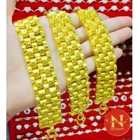 ราคา สร้อยข้อมือทอง น้ำหนัก 5 บาท มี4 ลาย สร้อยเสมือนจริง ใส่ออกงานสวยๆๆ นพคุณห้างทอง (19473215205)