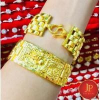 ราคา สร้อยข้อมือทอง เลทข้อมือทองน้ำหนัก 5 บาท ทองชุบ ทองหุ้ม สวยเสมือนจริง JPgoldjewelry (16460432489)