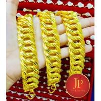 ราคา สร้อยข้อมือทอง เลทข้อมือทองน้ำหนัก 5 บาท ทองชุบ ทองหุ้ม สวยเสมือนจริง JPgoldjewelry (19349082742)