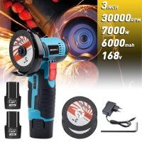 ราคา Moketa 168V 7000W 3inch ครื่องเจียร์ ลูกหมูไร้สาย ลูกหมูตัดเหล็กไร้สาย ลูกหมูหินเจียร เครื่องเจียร (21543303690)