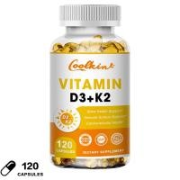ราคา วิตามิน D3 K2 D K สำหรับการดูดซึมแคลเซียม แคปซูล 30 60 120 ไม่ใช่จีเอ็มโอและปราศจากถั่วเหลือง (21505677636)