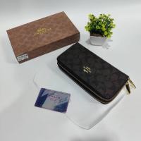 ราคา กระเป๋าสตางค์ใบยาวสำหรับผู้หญิงมี 2 ซิปขนาด 7 5 นิ้ว (19894022497)