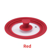 ราคา 20 22cm 24cm 26cm 28cm 30cm Visual Pot Lid Multifunctional Glass Lids Wok Frying Pan Cover for Silicone Heat Resistant Cookware (18506661439)
