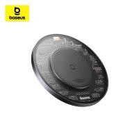 ราคา Baseus แท่นชาร์จไร้สาย รุ่น Simple 2 Wireless Charger 15 W สี ดำ แถมฟรีสายเคเบิลแบบ Type C To Type C 24W (21235182979)