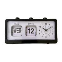 ราคา Mechanical Alarm Clock Novelty Flip Clock Desktop Digital Clock with Calendar Clock Home Decor Retro Decor (20693625100)