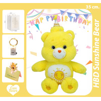 ราคา ของแท้100 Love a lot carebears Care Bear แคร์แบร์ ตุ๊กตาแคร์แบร์ Care Bears หมีแคร์แบร์ หมีสายรุ้งน่ารัก (21619779940)