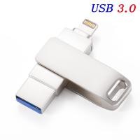 ราคา JASTER สำหรับ IPhone USB 3 0แฟลชไดร์ฟ256GB ไดรฟ์ปากกา OTG เงิน128GB 2 In 1 TYPE C หน่วยความจำ64GB หมุนได้แฟลชไดรฟ์32GB ความเร็วสูง U ดิสก์16GB กันน้ำอุปกรณ์จัดเก็บข้อมูล8GB ความจุจริงปากกาไดรฟ์4GB ของ