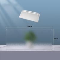 ราคา พร้อมส่ง 40 60 80 100CM ฉากอะคริลิค กั้นโต๊ะทำงาน ฉากกั้นอะคริลิคใส พาร์ทิชั่น ฉากกั้นโต๊ะ การตัดมุมมนจะปลอดภัยกว่า (21622808420)