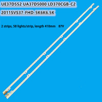 ราคา 2แถบ58 แถบ Samsung 37นิ้ว Backlight สำหรับ Samsung UE37D552 UA37D5000 UE37D6500 UE37D6100SW UE37D5500 LD370CSB C1 LD370CGB C2 T370HW05 Light Strip 2011SVS37 FHD 5K6K6 5K LEFT ขวา (10035334571)