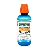 ราคา น้ำยาบ้วนปาก TheraBreath Oral Rinse 473ml สูตรปราศจากแอลกอฮอล์ Mild Mint (21500573115)