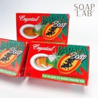 ราคา สบู่มะละกอคริสตัล สบู่ตราเพชร สบู่คริสตัล Crystal Papaya Soap 160g นำเข้าจากฟิลิปปินส์ (21542575496)