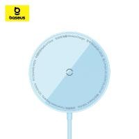 ราคา Baseus แท่นชาร์จแม่เหล็กไร้สาย รุ่น Simple Mini 3 Magnetic Wireless Charger 15W (21239448758)