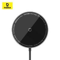 ราคา Baseus แท่นชาร์จแม่เหล็กไร้สาย รุ่น Simple Mini 3 Magnetic Wireless Charger 15W (21239448755)