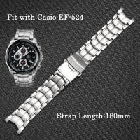 ราคา สแตนเลสสตีลสำหรับนาฬิกา Casio EF 539 544 550 527 530 534 Series สายคล้องคอผู้ชายนาฬิกาสายรัดข้อมือสร้อยข้อมือนาฬิกาอุปกรณ์เสริม (16578224990)