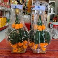 ราคา บายศรี บายศรีเทพ บายศรีพรหม บายศรีสู่ขวัญ บายศรีใส่พาน บายศรี บายศรีใส่พาน บายศรีประดิษฐ์ บายศรีผ้า ขนาด 10 12 14 16 ราคาต่อคู่ พร้อมส่ง (21093559955)