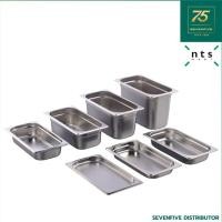 ราคา NTS GN PAN ถาดอุ่นอาหาร อ่างอุ่นอาหาร ถาดสแตนเลส GN1 3 กว้าง325 x ยาว176 มม NTS1 GN13 (7395247903)