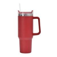 ราคา CW Cafe Insulated Tumbler Straw Stainless Steel Coffee Cup In Car Vacuum Flasks Portable Water Bottle 40oz Mug with Handle (19666018876)