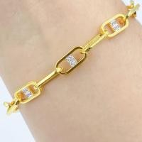 ราคา สร้อยข้อมือลายโซ่ คั่นเพชร ปรับขนาดได้ตั้งแต่14 19cm สร้อยข้อมือทองชุบ ทองปลอม N397 สร้อยข้อมือทอง2สลึง (19607669326)