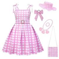 ราคา Barbie ชุดเดรสกระโปรง เครื่องแต่งกาย ลายสก๊อต สีชมพู สําหรับเด็กผู้หญิง เหมาะกับงานปาร์ตี้ฮาโลวีน งานรื่นเริง งานวันเกิด (21388852176)