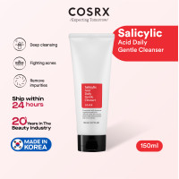 ราคา Cosrx Salicylic Acid Daily Gentle Cleanser 150ml โฟมล้างหน้าลดปัญหาสิว ลดความมัน ทำความสะอาดผิวได้อย่างหมดจดและอ่อนโยน 150มล (21656145062)
