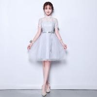 ราคา ใหม่ ชุดมินิเดรส แฟชั่นเพื่อนเจ้าสาว สีชมพู สไตล์เกาหลี สําหรับเจ้าสาว (20473985882)