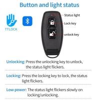 ราคา 2 4GHz Wireless Remote Control Bluetooth Key Fob for TTLOCK Smart Door Lock Smart Devices Work with TTLock APP Easy Install Easy to Use (21430706684)