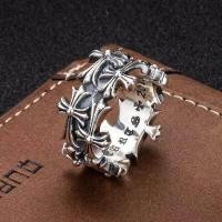 ราคา เครื่องประดับสำหรับชายและหญิงปี925แหวนเงินย้อนยุครูปหัวใจสุดเท่แหวนคู่แฟชั่นแหวนผู้ชายและผู้หญิงในฮ่องกงขนาด12 24 (13823647029)