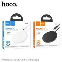 ราคา HOCO CW52 แท่นชาร์จไร้สาย ระบบแม่เหล็ก Qi 2in1 จ่ายไฟ 15W สำหรับ สมาร์ทโฟน หูฟังไร้สาย รองรับ iOS แท่นชาร์จหูฟัง hc6 (20917382523)