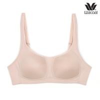 ราคา Wacoal Basic Bra ชุดชั้นใน ไม่มีโครง เสริมฟองบาง สีน้ำตาลไหม้ BT รุ่น WB9M33 WB9M25 เก่า seamless ไร้ตะเข็บ โอบกระชับรอบเต้า ตะขอหลัง 3 แถว วาโก (11082144178)