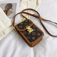 ราคา กระเป๋าสะพายข้าง ทรงโฟน หน้าอะไหล่ทอง ลายดอก สายเข็มขัด 009 (21697762171)