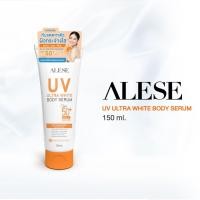 ราคา ALESE UV Ultra White Body Serum SPF50 PA 150 ml อะลิเซ่ เซรั่มกันแดด เบาสบายผิว พร้อมปรับผิวกระจ่างใสขึ้นอีกระดับ (21561172884)
