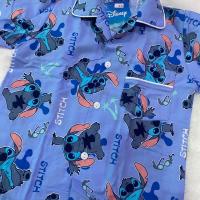 ราคา Stitch ชุดนอนเด็ก ลายสติช ลายการ์ตูน สติส สำหรับเด็ก 2 12 ปี ลิขสิทธิ์แท้ 100 (15947393969)