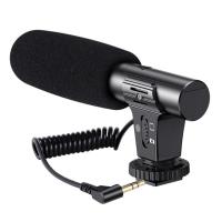 ราคา Updated 3 5mm HD Video Recording Microphone Smart Noise Reduction Interview Mic for SLR Camera (21160886028)