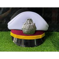 ราคา หมวกตำรวจชุดขาว หมวกหม้อตาลสีขาว (17189424076)