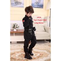 ราคา Children Halloween Policeman Costumes Kids Party Carnival Police Uniform Boys Policemen Costumes Cosplay Kids Army Police Uniform Clothing Set Cosplay Performance Uniforms (20815179613)